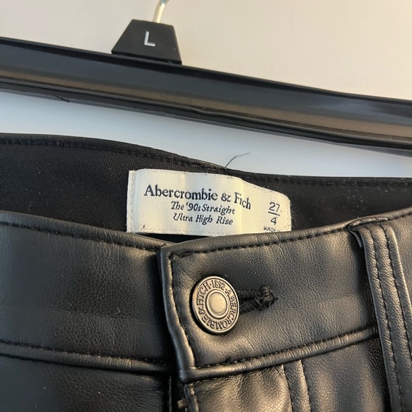 leather pants- A&F - Picture 2 of 2